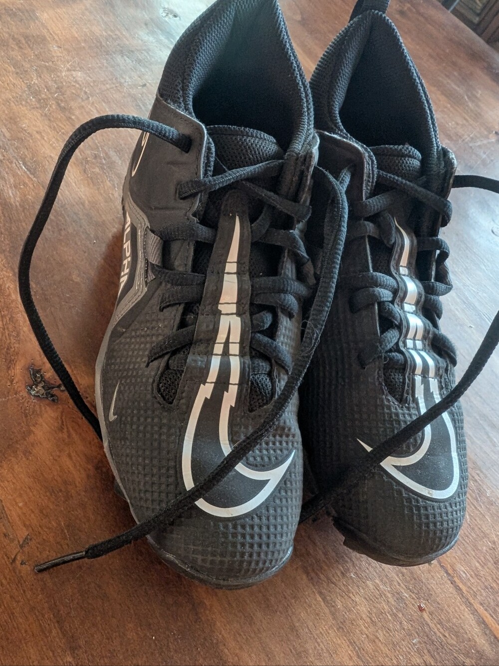 Youth Nike Black Football Cleats